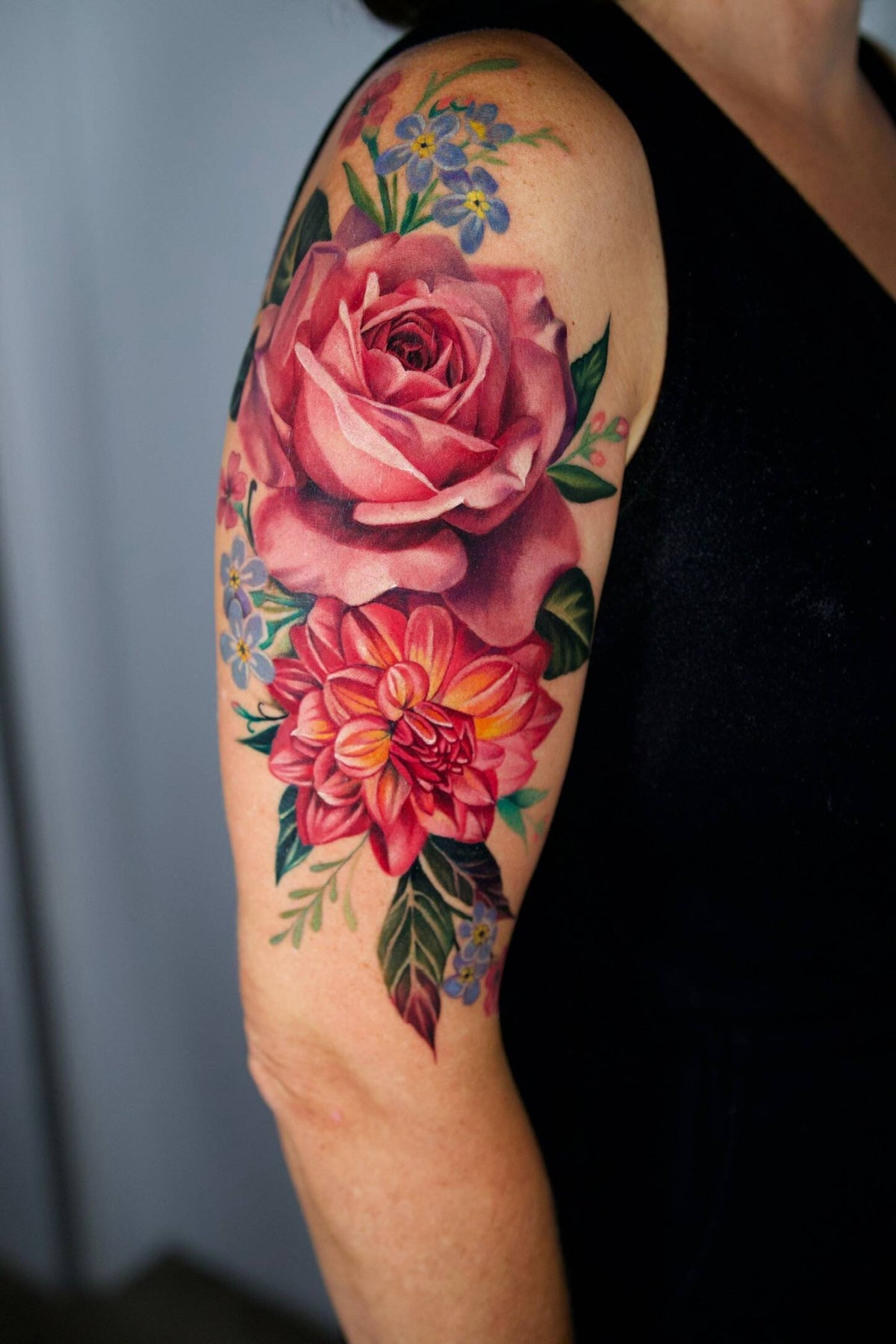 Custom tattoo work by Leilani Tattoos & Art
