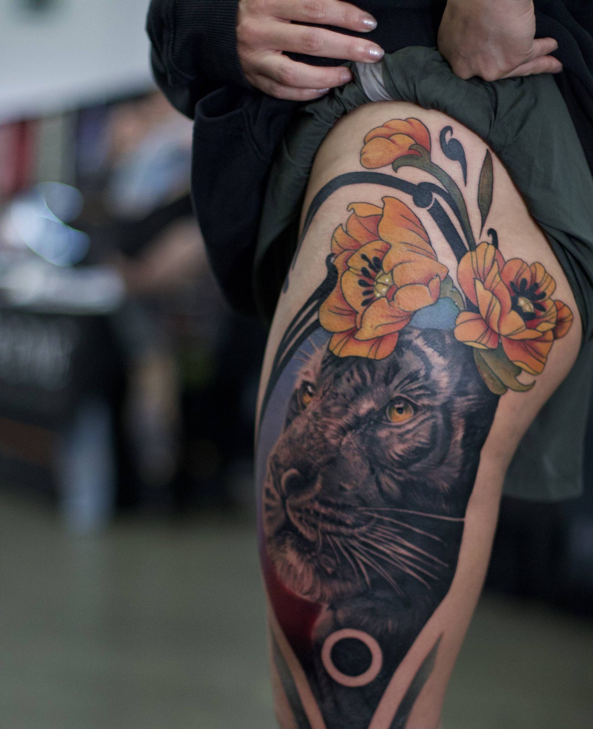 Custom tattoo work by Leilani Tattoos & Art